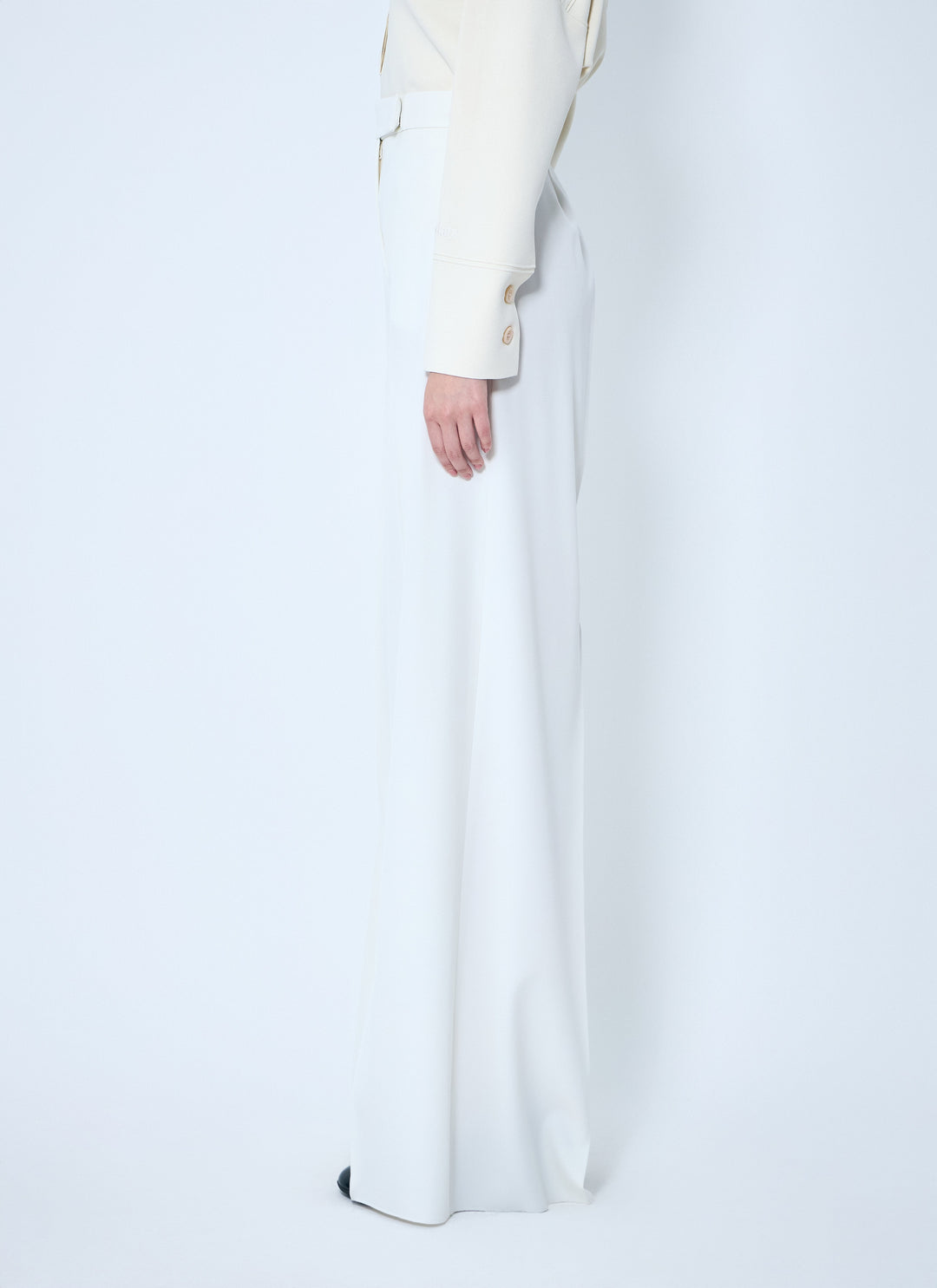 Max Mara Women Gabardine Wool Pants