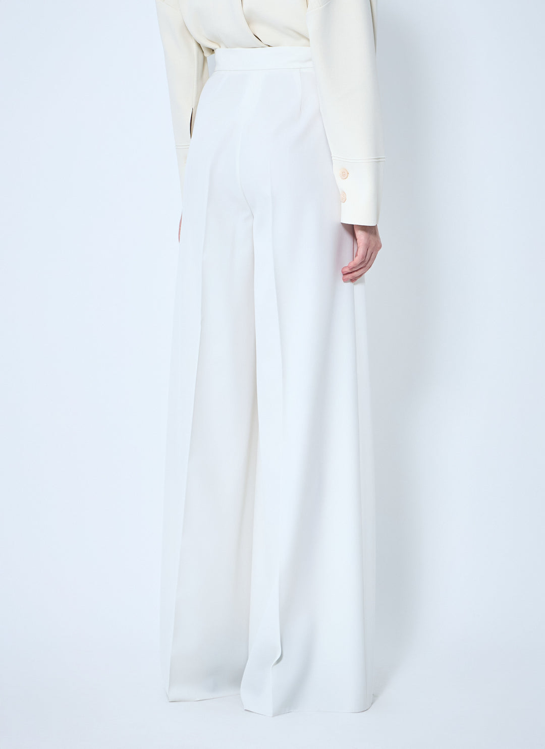 Max Mara Women Gabardine Wool Pants