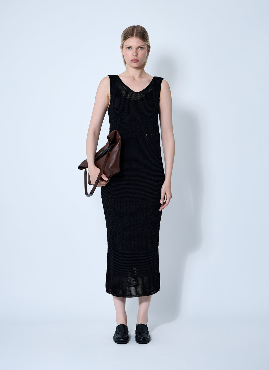 Max Mara Women Valois Crochet Midi Dress