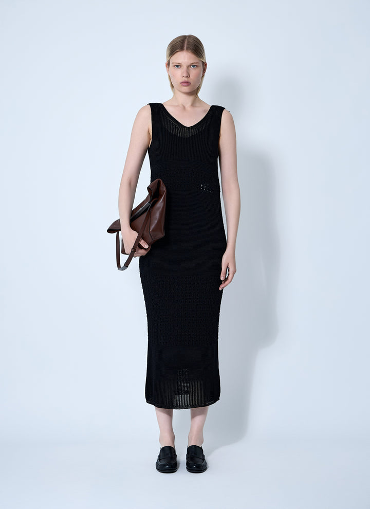 Max Mara Women Valois Crochet Midi Dress