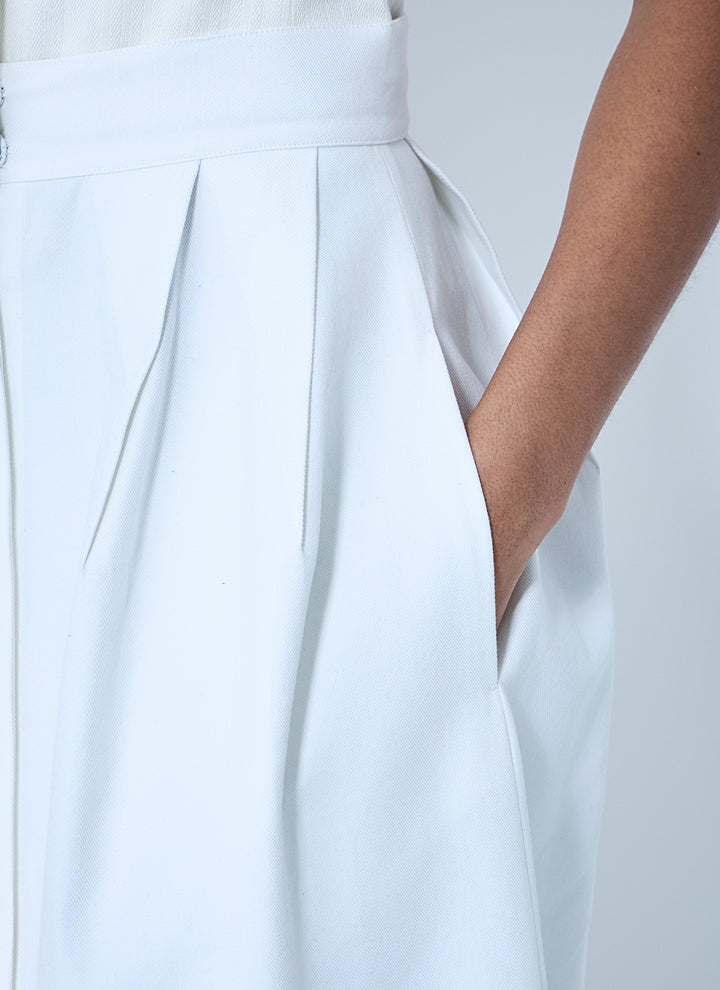 Max Mara Women Pleated Midi Skirt