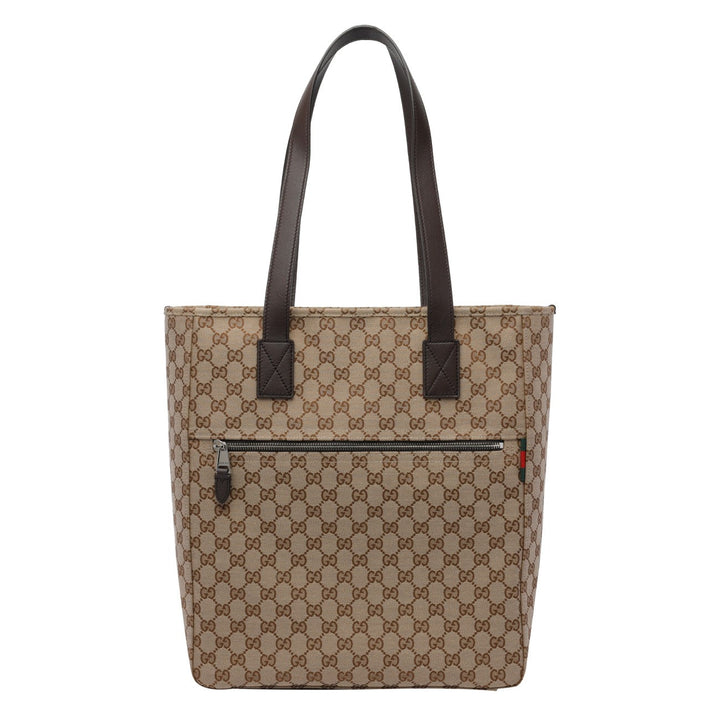 Gucci Men Medium Gg Canvas Shopping Bag