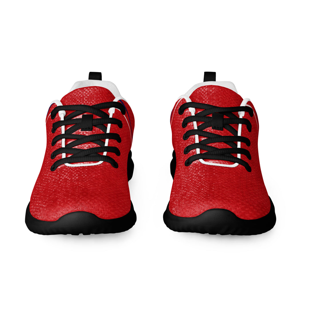 S7 Rosso | Red, Navy &amp; White Low-Top Sneakers