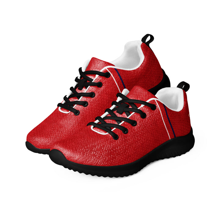 S7 Rosso | Red, Navy &amp; White Low-Top Sneakers