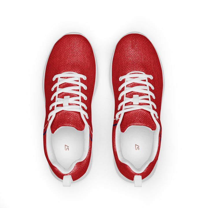 S7 Rosso | Red, Navy &amp; White Low-Top Sneakers