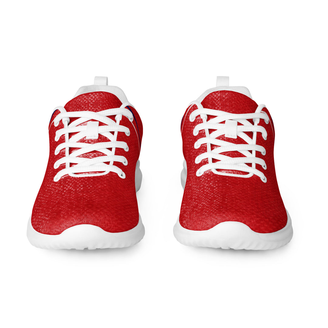 S7 Rosso | Red, Navy &amp; White Low-Top Sneakers