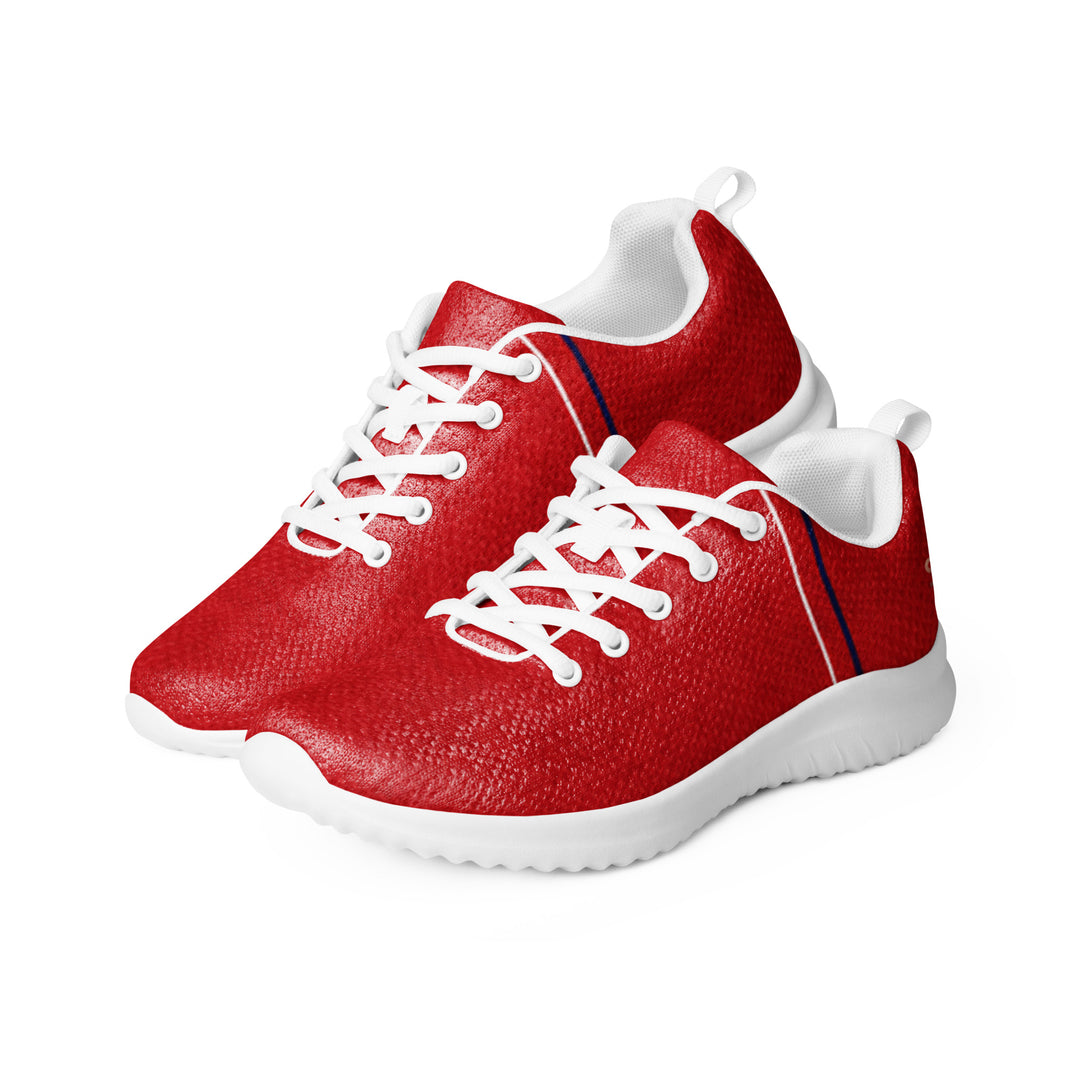S7 Rosso | Red, Navy &amp; White Low-Top Sneakers