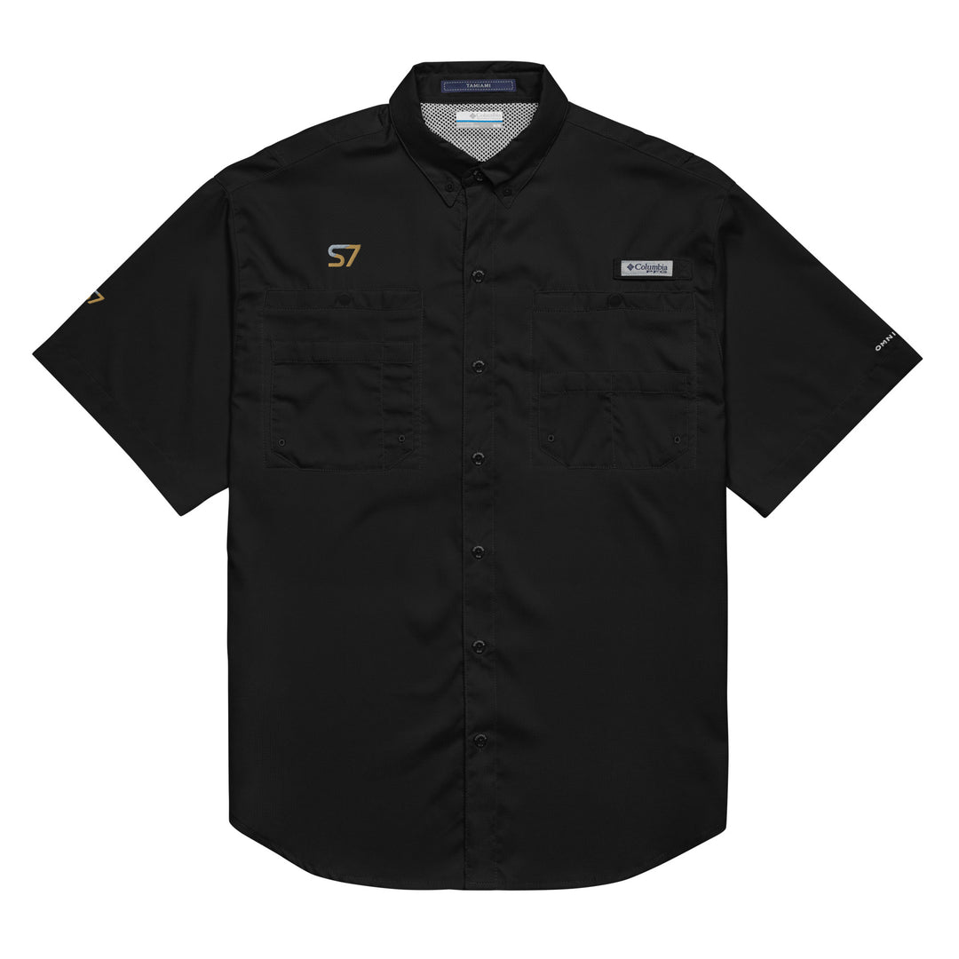 Men’s Columbia Short-Sleeve Button-Up Shirt | S7 Embroidered Edition