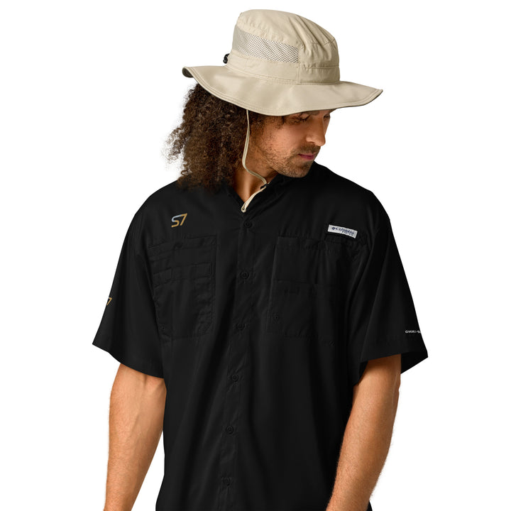 Men’s Columbia Short-Sleeve Button-Up Shirt | S7 Embroidered Edition