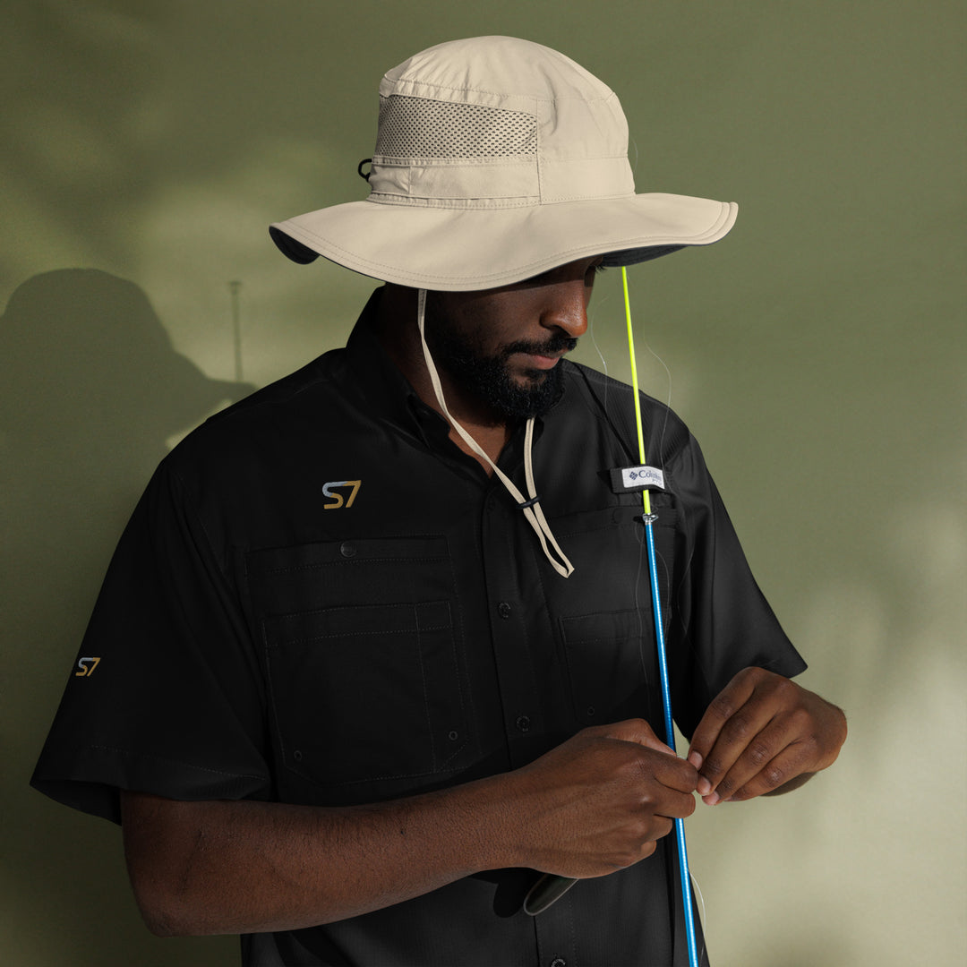 Men’s Columbia Short-Sleeve Button-Up Shirt | S7 Embroidered Edition