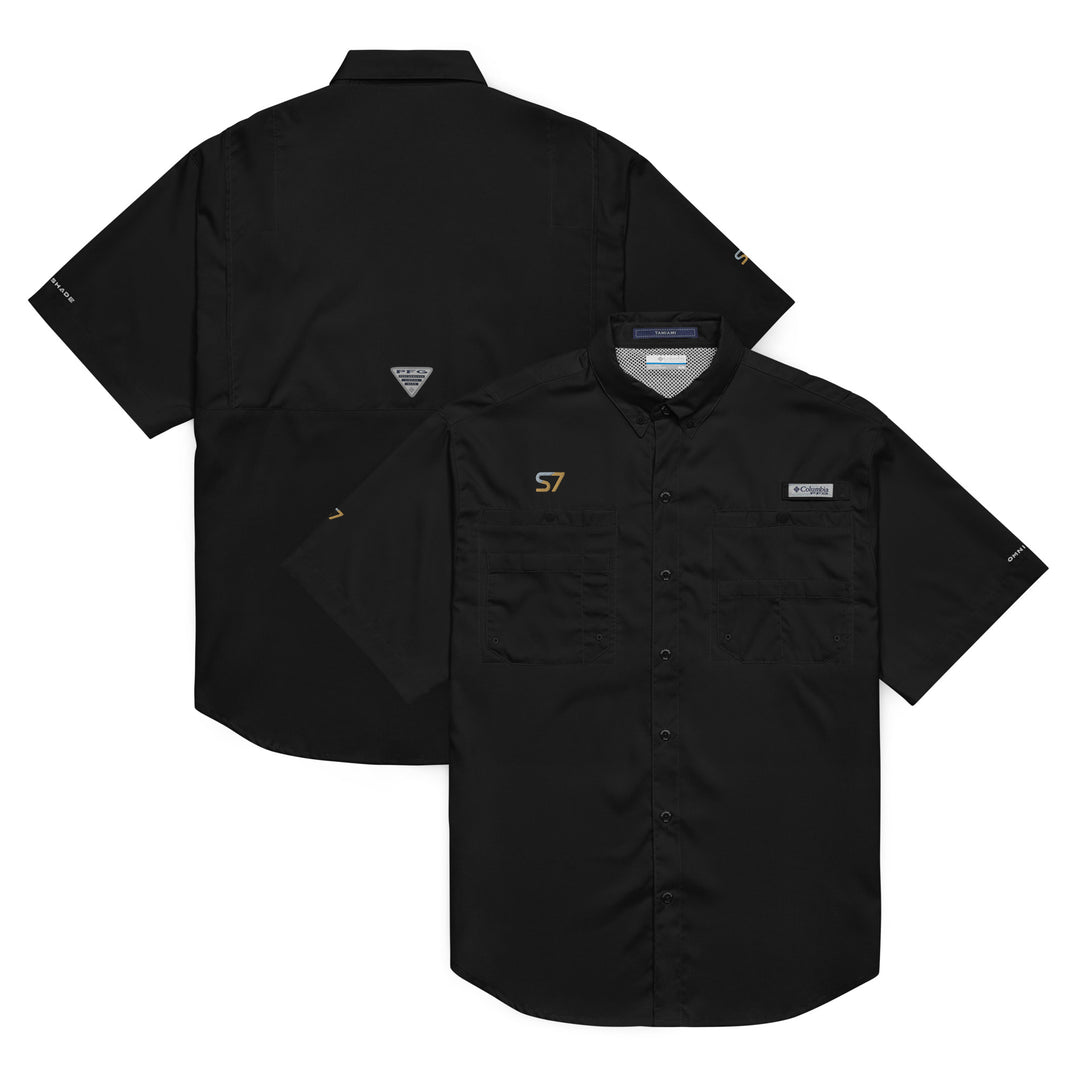 Men’s Columbia Short-Sleeve Button-Up Shirt | S7 Embroidered Edition