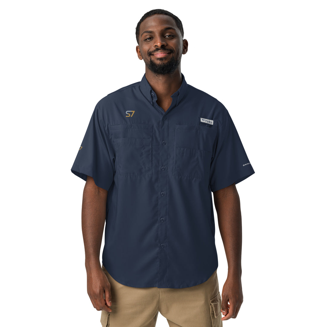 Men’s Columbia Short-Sleeve Button-Up Shirt | S7 Embroidered Edition