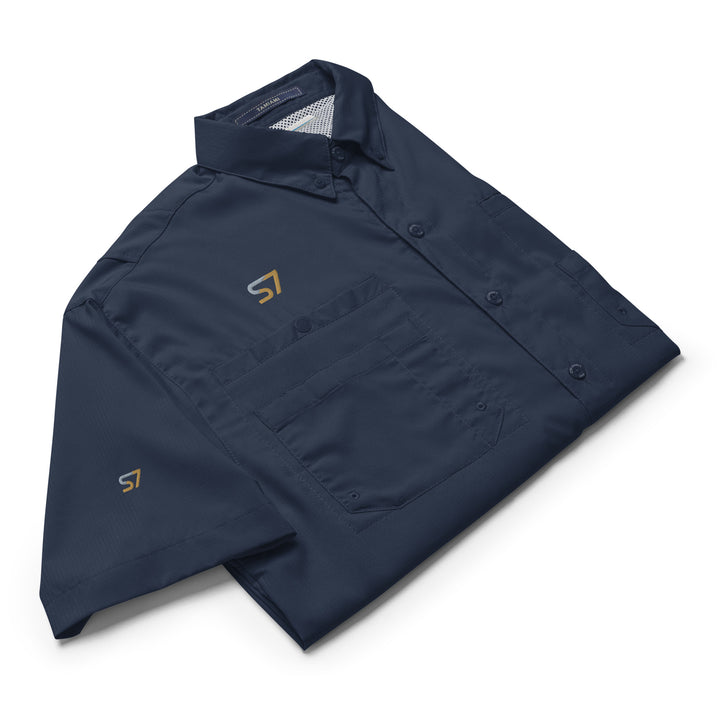 Men’s Columbia Short-Sleeve Button-Up Shirt | S7 Embroidered Edition