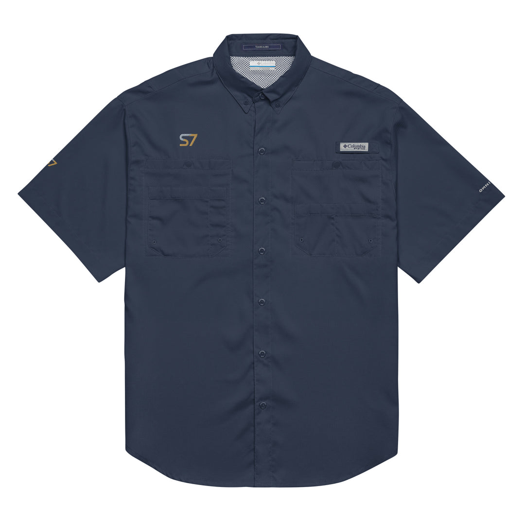 Men’s Columbia Short-Sleeve Button-Up Shirt | S7 Embroidered Edition