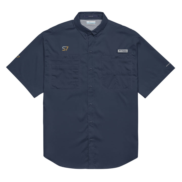 Men’s Columbia Short-Sleeve Button-Up Shirt | S7 Embroidered Edition