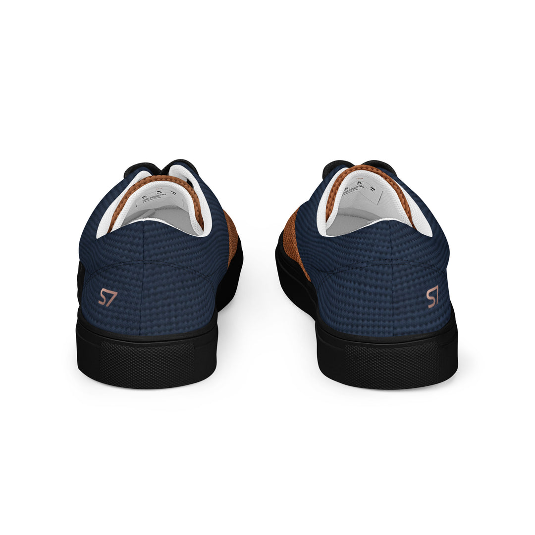 S7 Harbor Men’s Navy &amp; Brown Low-Top Sneakers