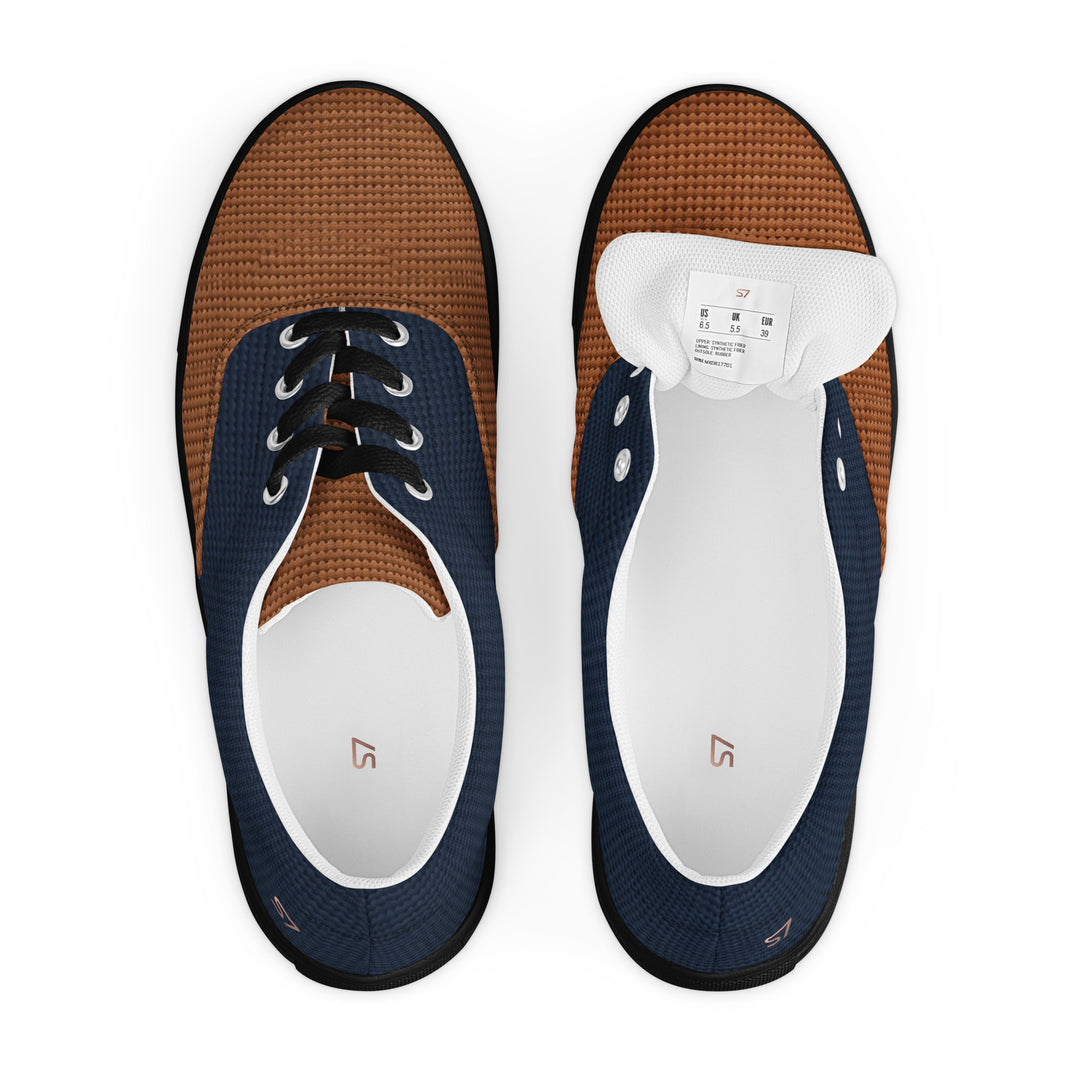 S7 Harbor Men’s Navy &amp; Brown Low-Top Sneakers