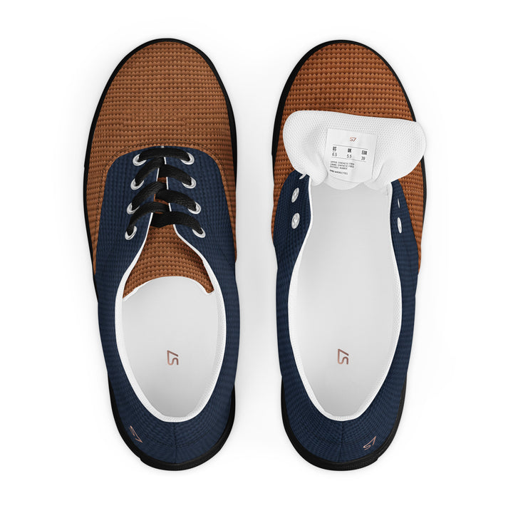 S7 Harbor Men’s Navy &amp; Brown Low-Top Sneakers