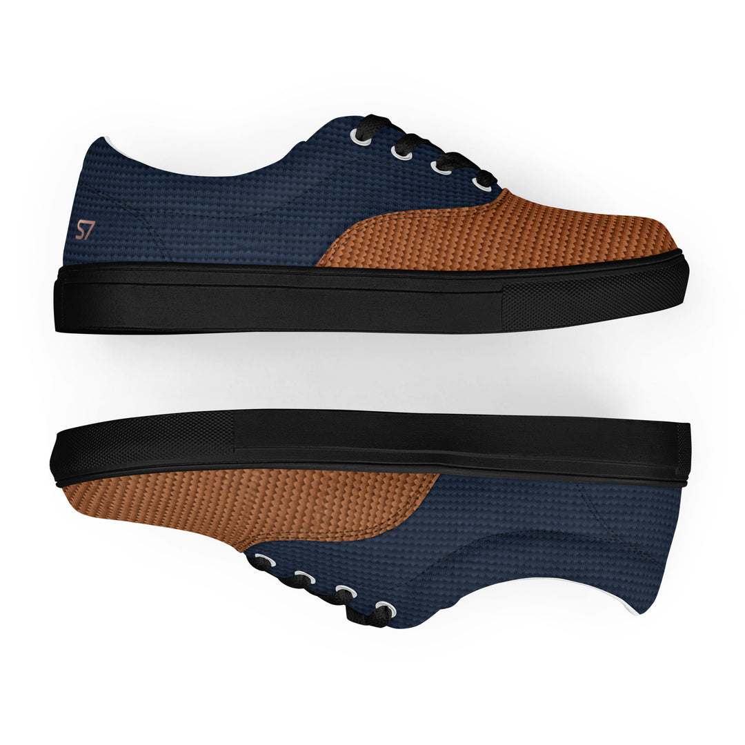 S7 Harbor Men’s Navy &amp; Brown Low-Top Sneakers