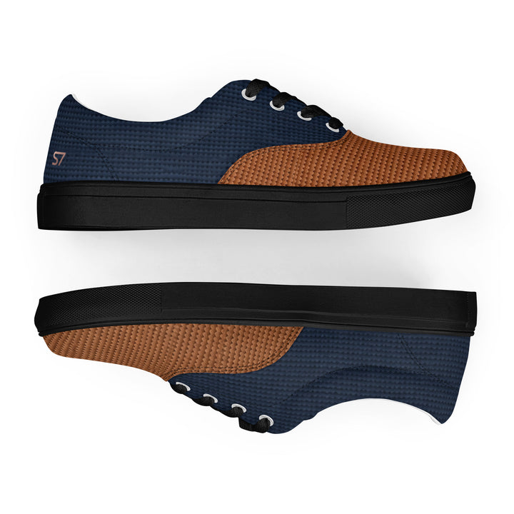 S7 Harbor Men’s Navy &amp; Brown Low-Top Sneakers
