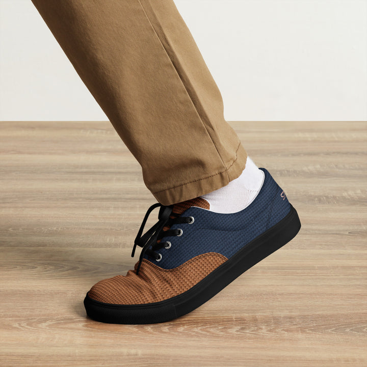 S7 Harbor Men’s Navy &amp; Brown Low-Top Sneakers
