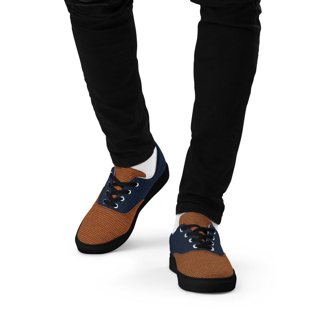 S7 Harbor Men’s Navy &amp; Brown Low-Top Sneakers