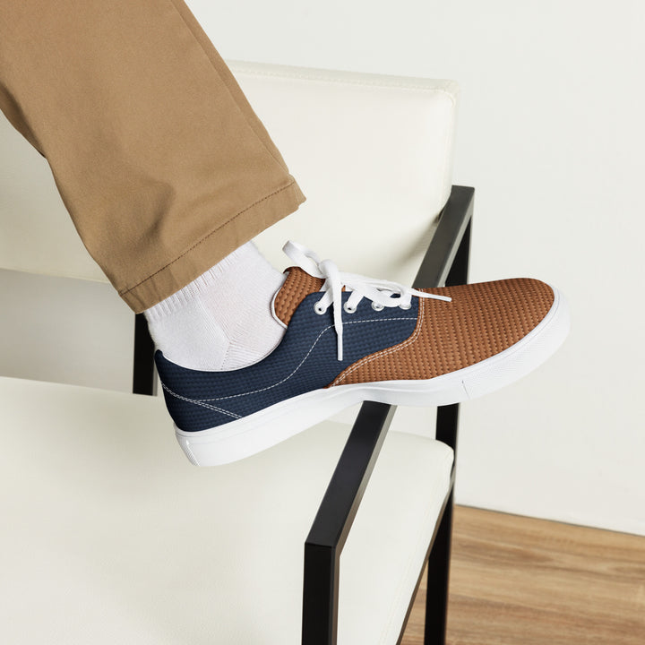 S7 Harbor Men’s Navy &amp; Brown Low-Top Sneakers