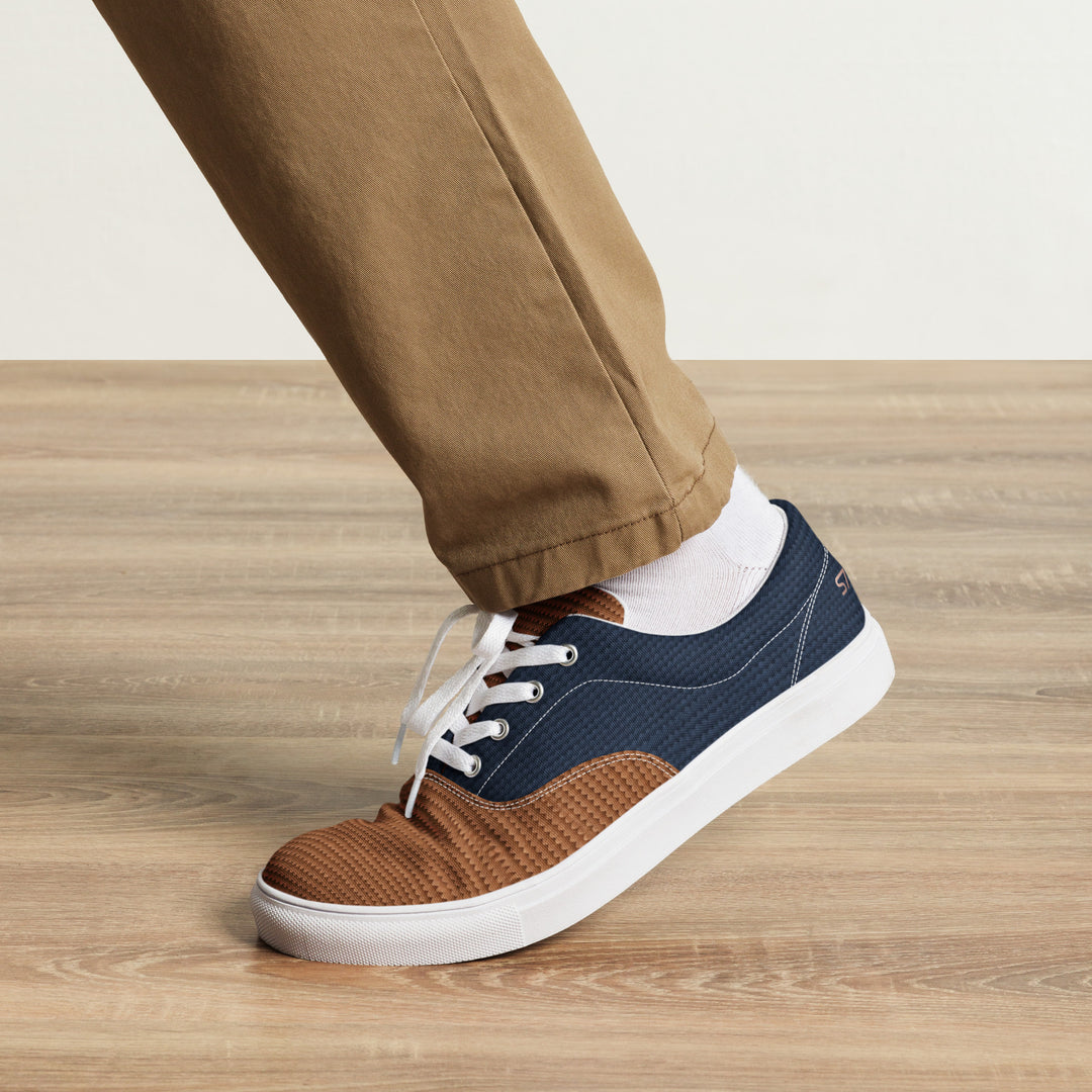 S7 Harbor Men’s Navy &amp; Brown Low-Top Sneakers