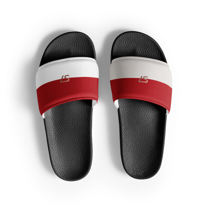 S7 Monaco Men’s Red &amp; Ivory Slides