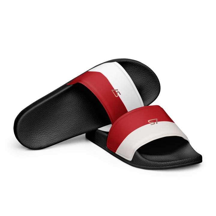 S7 Monaco Men’s Red &amp; Ivory Slides