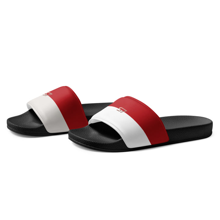S7 Monaco Men’s Red &amp; Ivory Slides