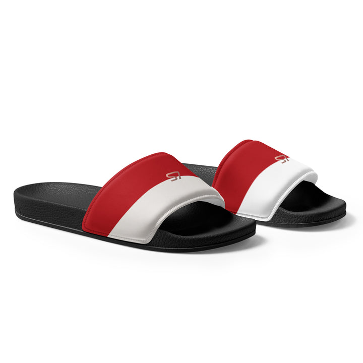 S7 Monaco Men’s Red &amp; Ivory Slides