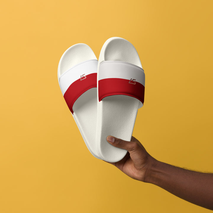 S7 Monaco Men’s Red &amp; Ivory Slides