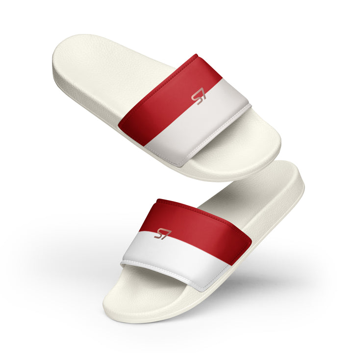 S7 Monaco Men’s Red &amp; Ivory Slides