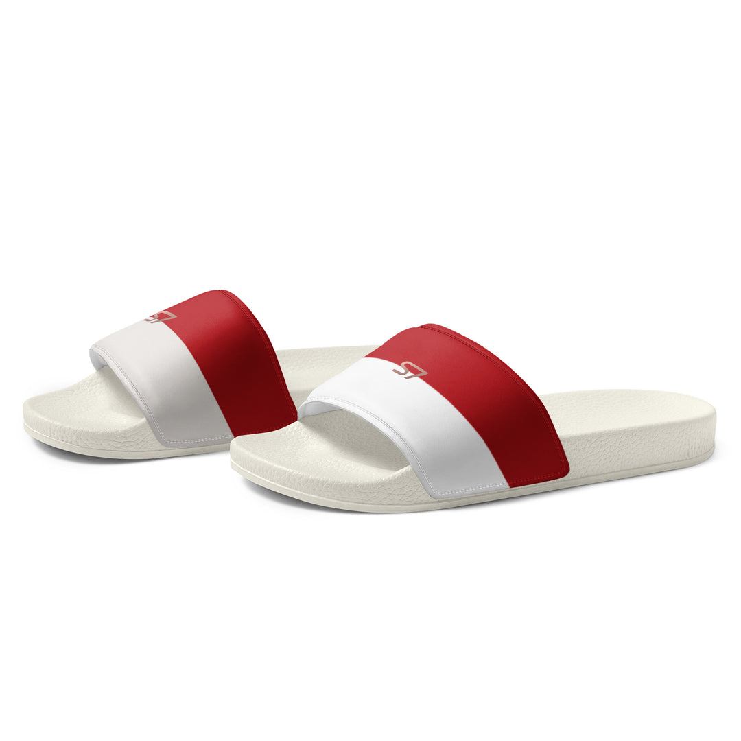 S7 Monaco Men’s Red &amp; Ivory Slides