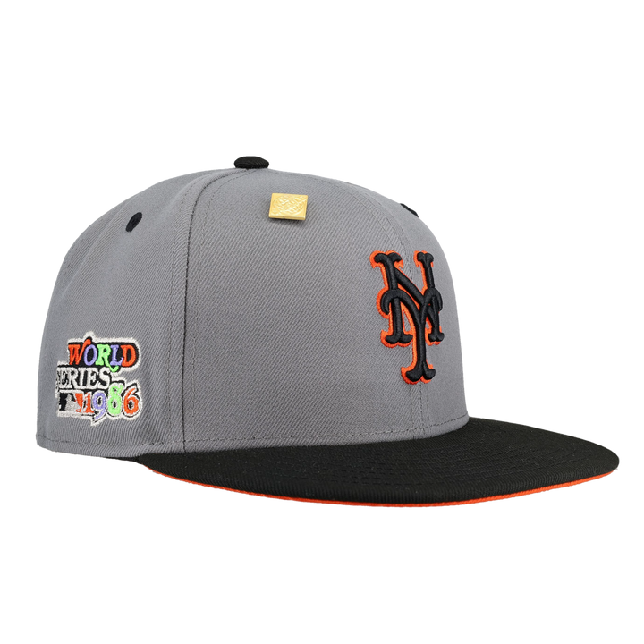 New York Mets 2023 Scaredy Cat Collection 1986 World Series Fitted Hat