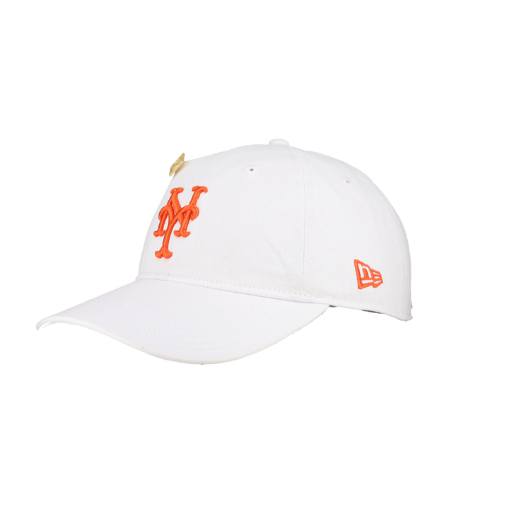 New York Mets New Era 9Twenty Dad Hat (White Orange)