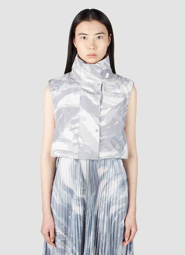4 Moncler Hyke Women Vanilis Gilet Jacket