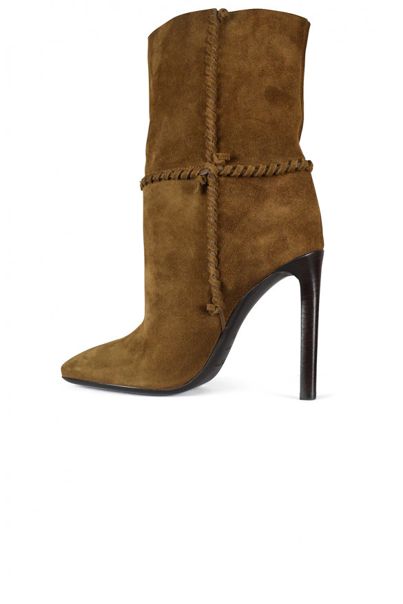 Saint Laurent Women Mica 105 Ankle Boots
