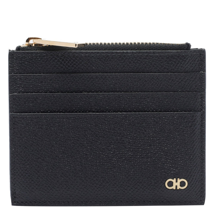 Ferragamo Men Micro Gancini Cards Holder