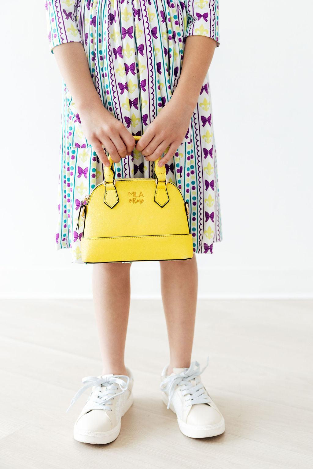 Neon Yellow Glitter Girl&