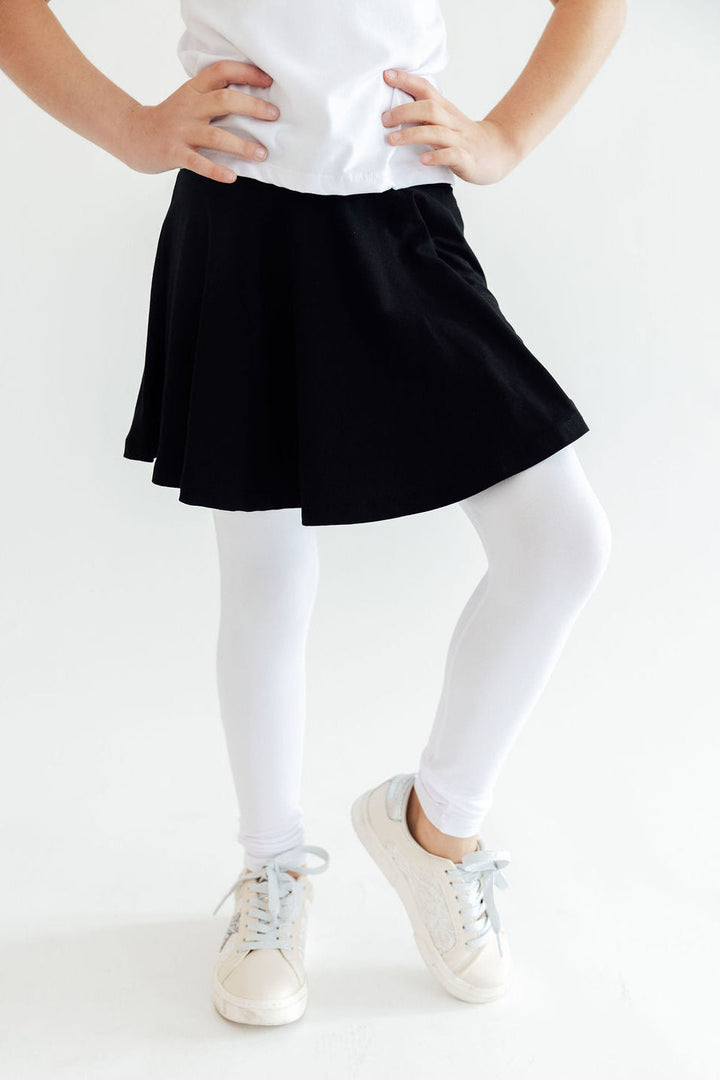 Black &amp; White Twirl Skegging