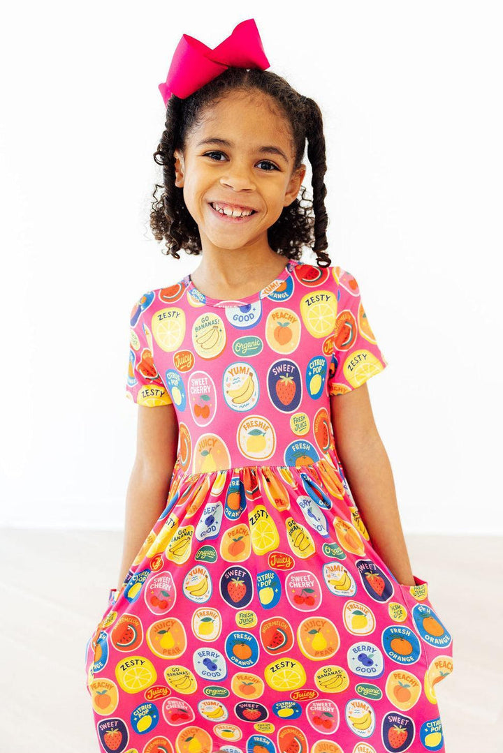 Fresh &amp; Fruity S/S Pocket Twirl Dress