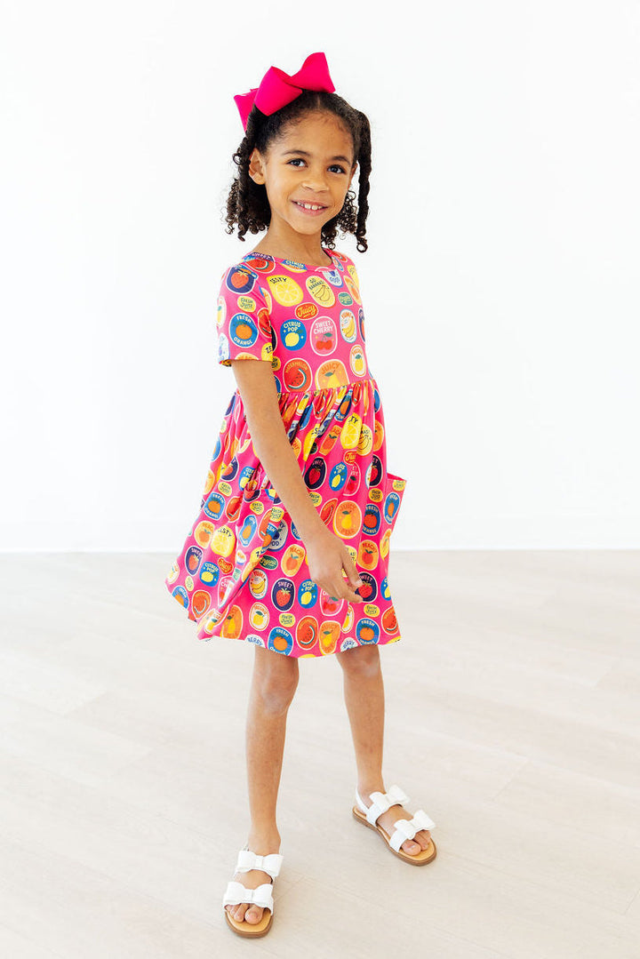 Fresh &amp; Fruity S/S Pocket Twirl Dress