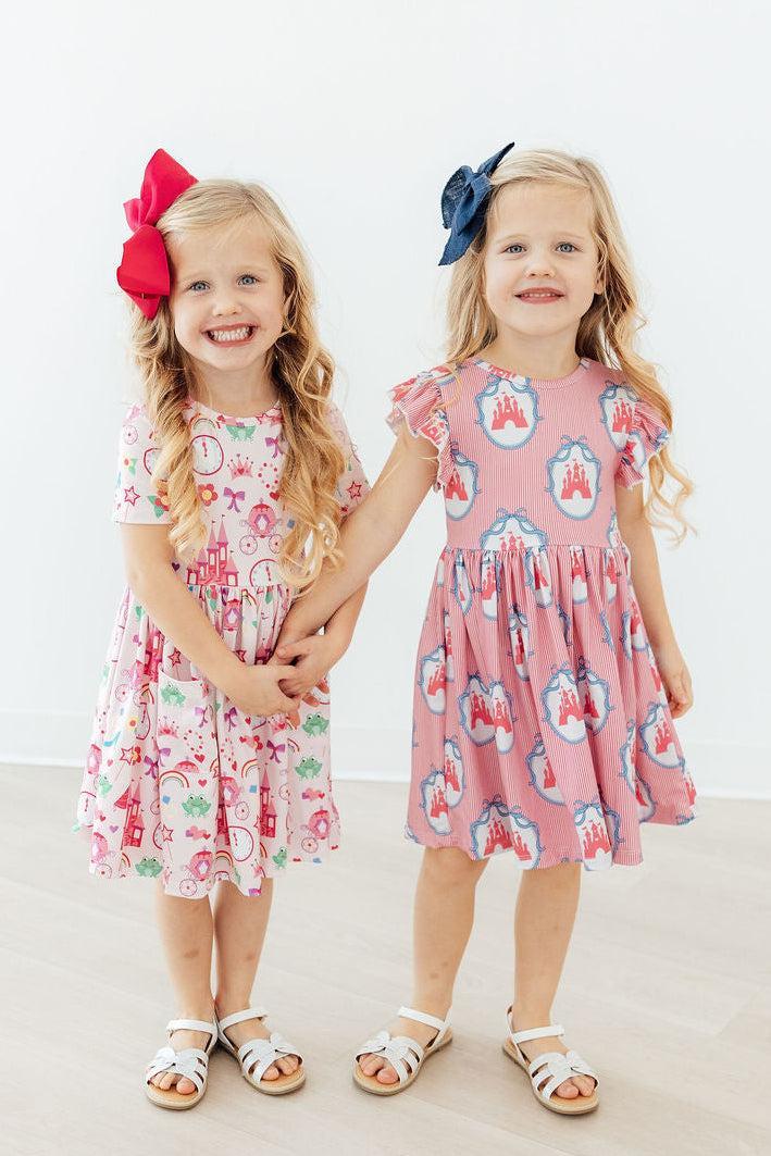 Princess &amp; the Froggie S/S Pocket Twirl Dress