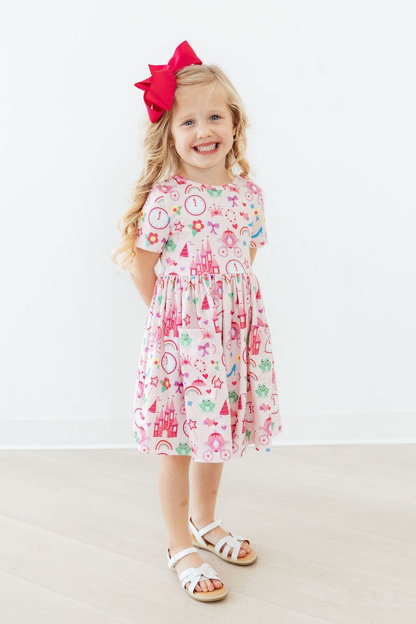 Princess &amp; the Froggie S/S Pocket Twirl Dress