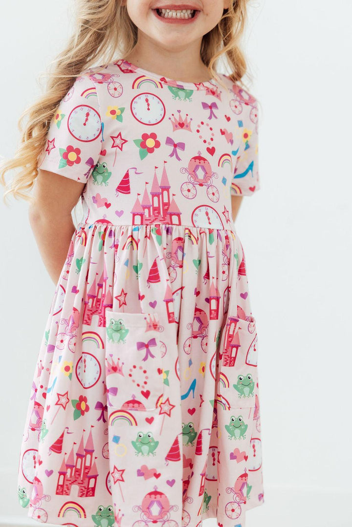 Princess &amp; the Froggie S/S Pocket Twirl Dress