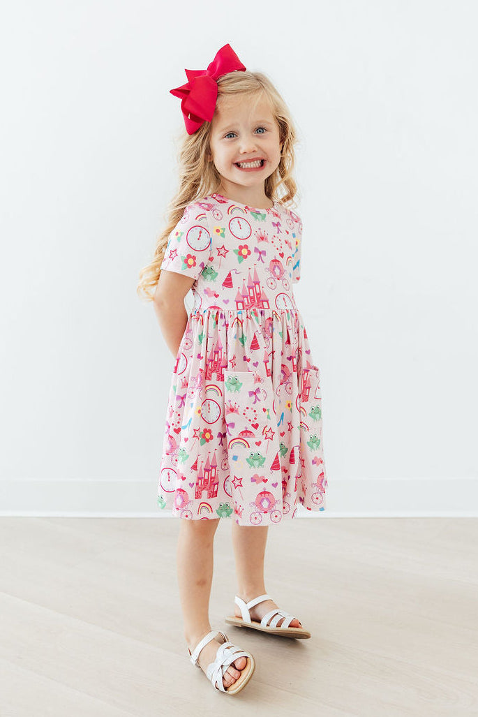 Princess &amp; the Froggie S/S Pocket Twirl Dress