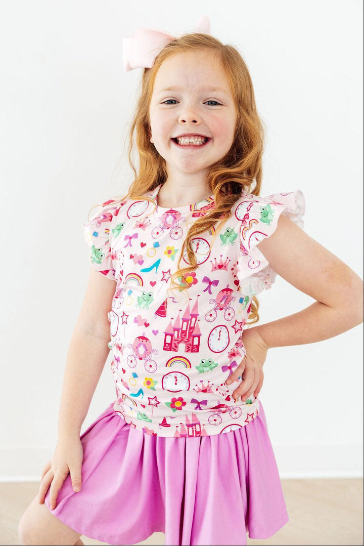 Princess &amp; the Froggie S/S Ruffle Tee