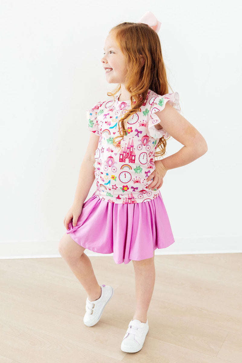 Princess &amp; the Froggie S/S Ruffle Tee